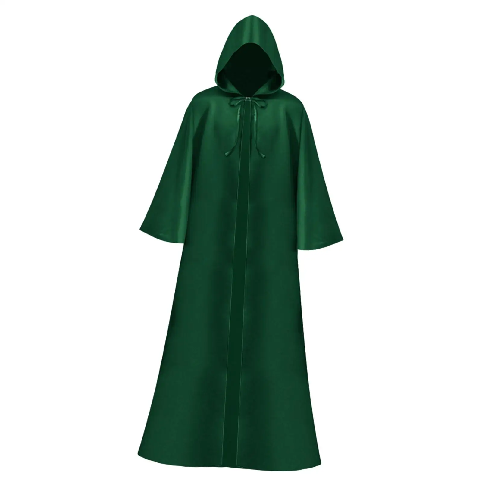 Adults Halloween Cosplay Cape Witch Medieval Cape Long Hooded for Adults, Women, Men