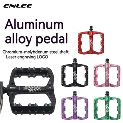 ENLEE Bicycle Pedals Sealed Bearing Non-Slip MTB Pedals Aluminum Alloy Super Light Waterproof Bicycle Accessories