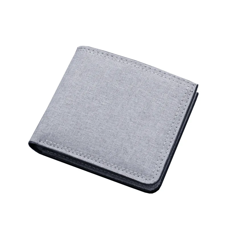 

Multifunctional Men's Canvas Wallet Leisure Travel Lightweight Portable All Match Male Credit Card Holder Coin Money Purse XA600