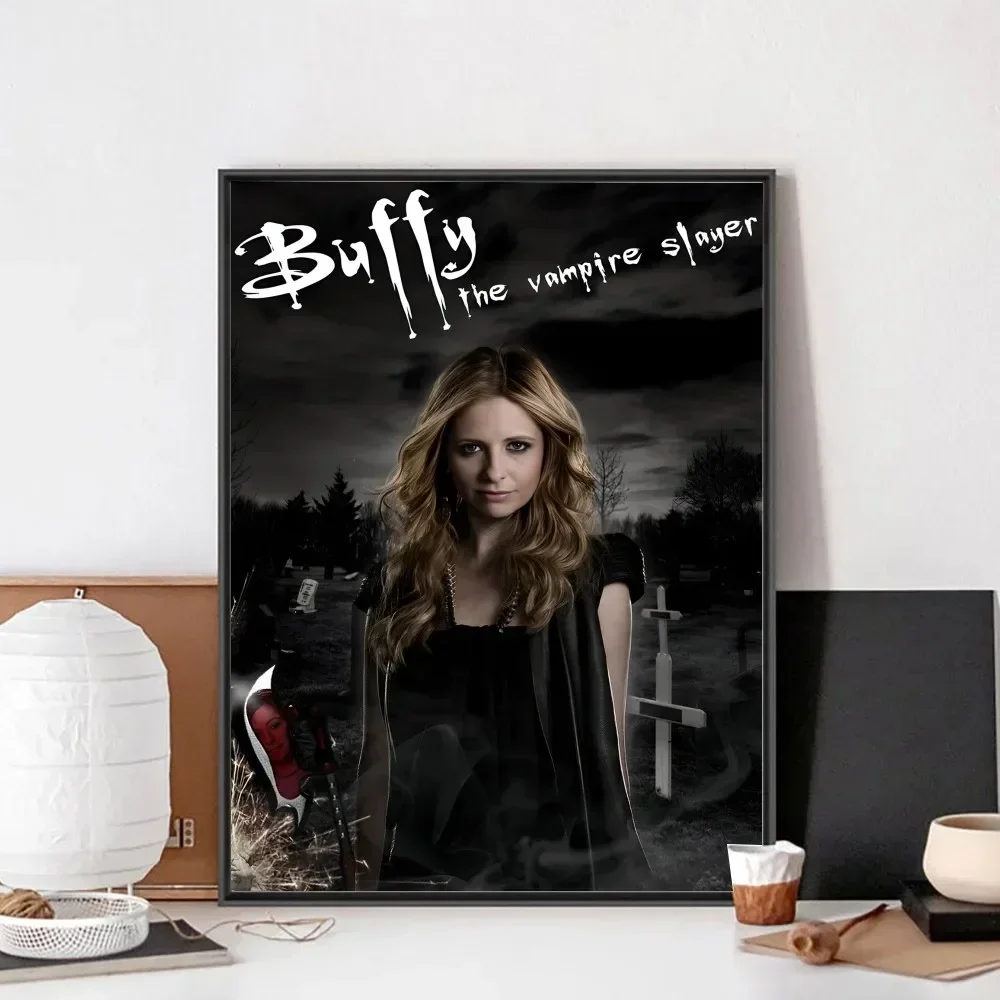 Buffy The Vampire Slayer Poster No Framed Poster Kraft Club Bar Paper Vintage Poster Wall Art Painting Bedroom Study Stickers