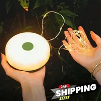 LED Camping Lamp Strip Atmosphere 10M Length Waterproof Recyclable Light Belt Outdoor Garden Decoration Lamp for Tent Room