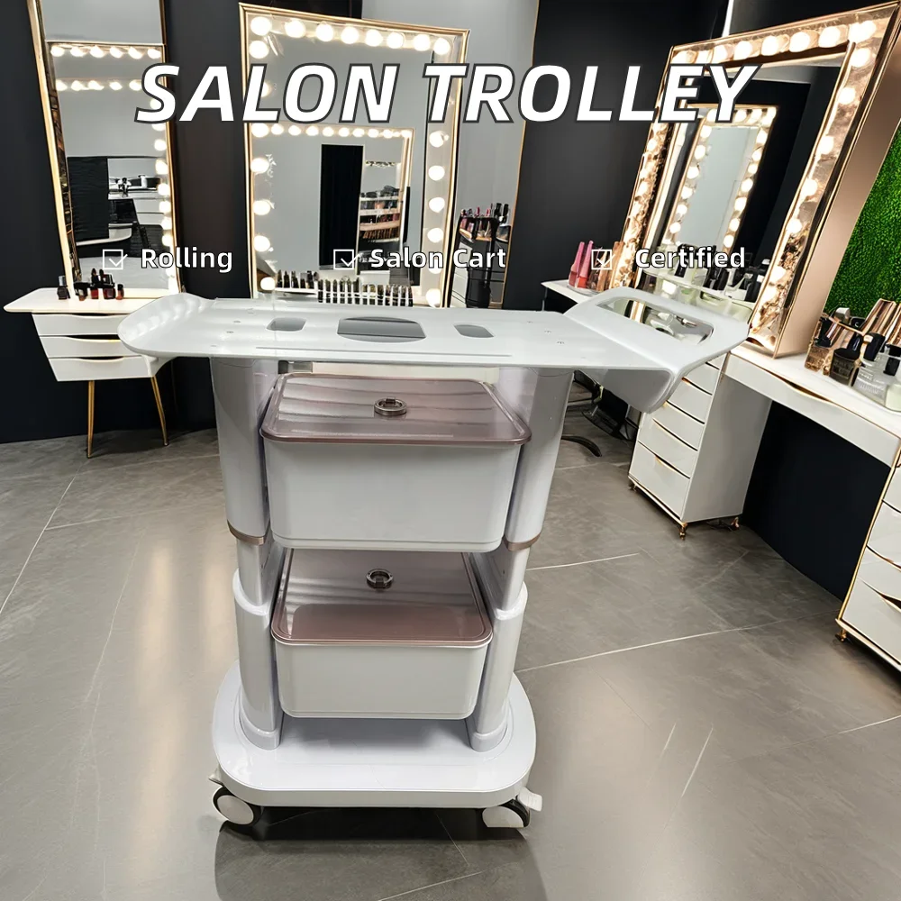 

High Quality Beauty Instrument Use Trolley Cart Desktop Device Beauty Salon SPA Use