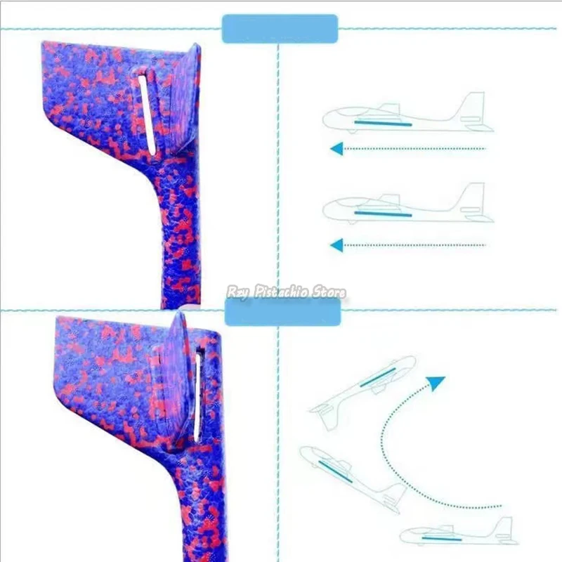 37cm fai da te tiro a mano aliante volanti aerei giocattoli per bambini schiuma modello di aeroplano borsa per feste riempitivi Flying Glider aereo