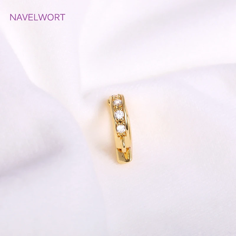 Trendy 18K vergoldet Klapp Halskette Enhancer für DIY Halskette Herstellung Zubehör Messing Anhänger Bail Schmuck Materialien Großhandel – Detail 30