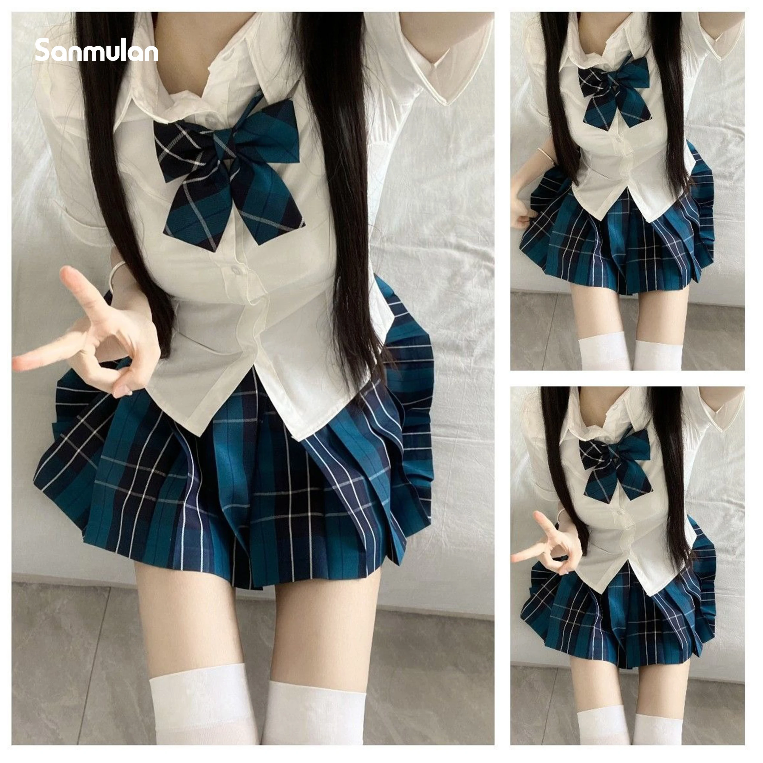 ensemble-uniforme-jk-jupe-plissee-a-carreaux-style-marin-chemise-a-manches-courtes-cintree-a-la-taille-style-preppy-pour-etudiante