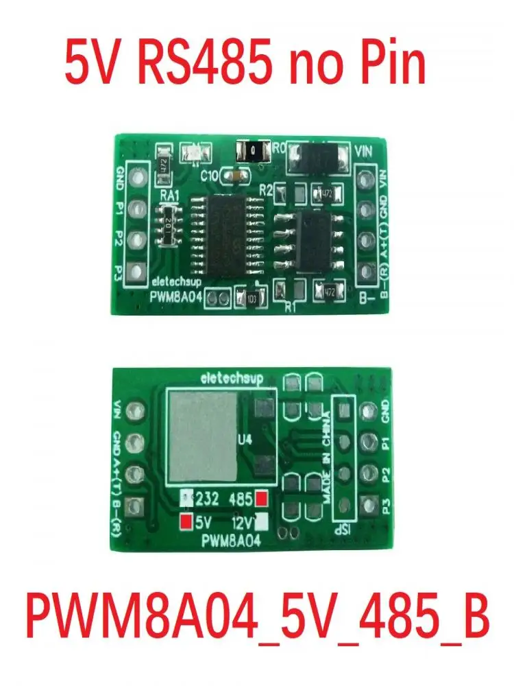 3Ch RS485 1Hz-20kHz Częstotliwość cyklu pracy Regulowana częstotliwość PWM Generator impulsów fali prostokątnej Modbus RTU do ściemniania diod LED Prędkość silnika — zdjęcie 2