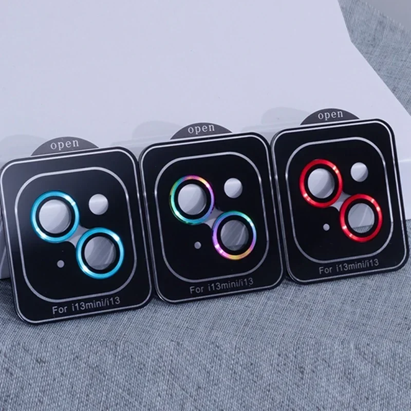 2-3Pcs Camera Protector For IPhone 15 16 17 Pro Max Lens Ring Glass Case For IPhone 15 Plus 14Pro Max 13Mini Lens Protective Cap