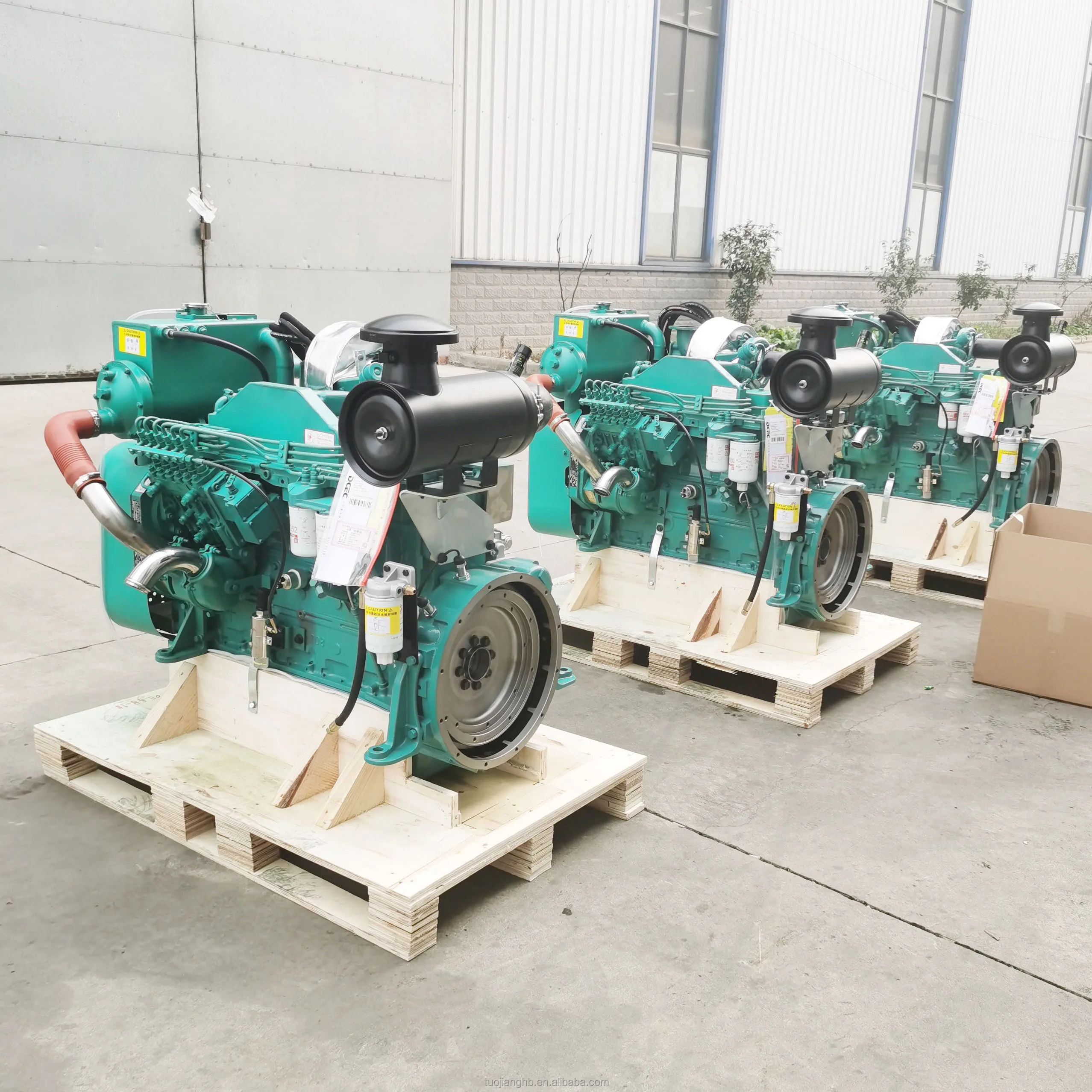 Genuine New 100KW 1500RPM 4-stroke Machinery Enignes Diesel Generator Power Marine Boat Inboard 6BTA5.9-GM100 Engine Assembly