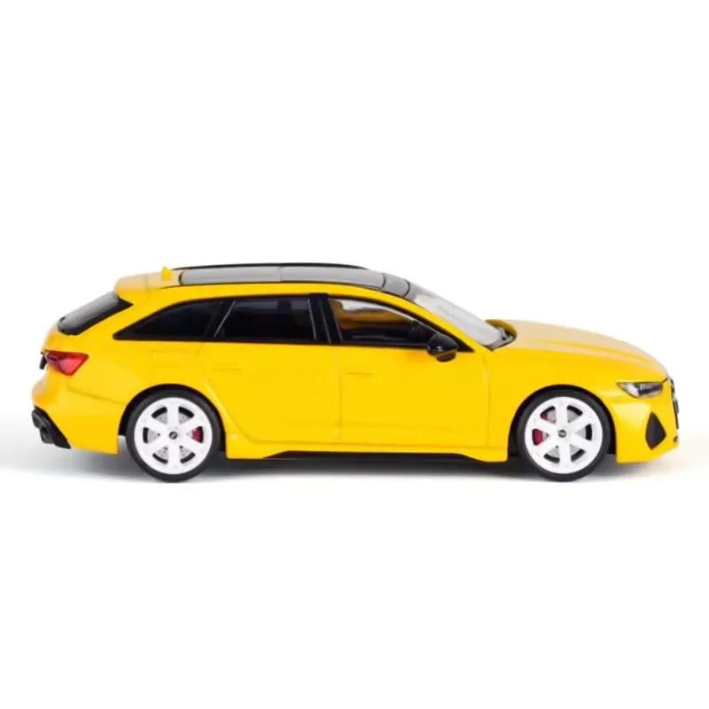 for RS6 1/64 Diecast Alloy Car Model Static Display Desktop Collection Simulation Toy Souvenir Gift