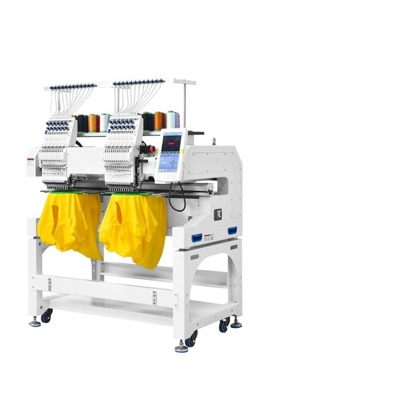 Hat ready-to-wear embroidery machine Hat embroidery machine 2 heads embroidery y