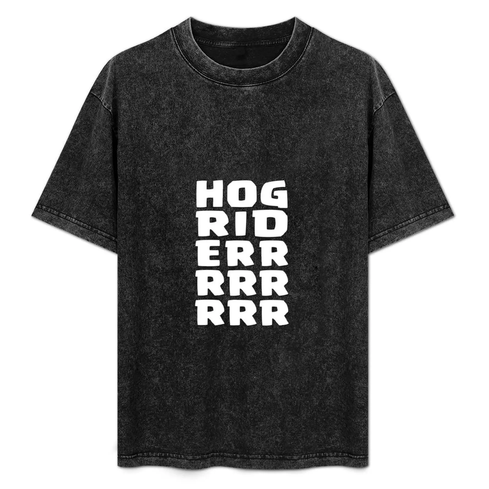 

Hog Rider T-Shirt Work Daily Short Sleeve Top