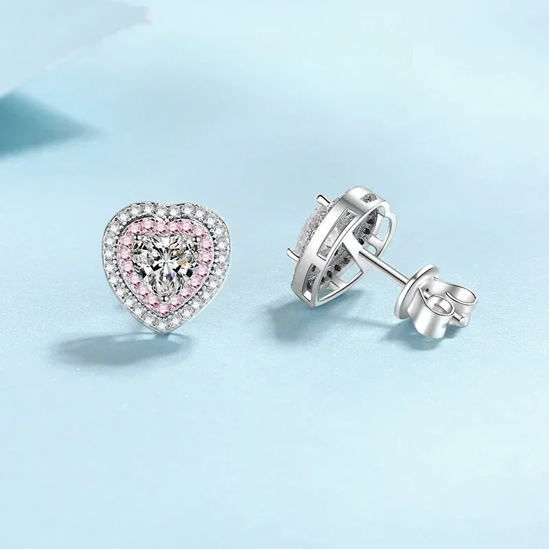 

Качественное ювелирное изделие из платины PT950: дизайнерское украшение в форме сердца с муассанитом VVS1 D цвета, сверкающий бриллиант 1 карат, свадебный подарок для женщин