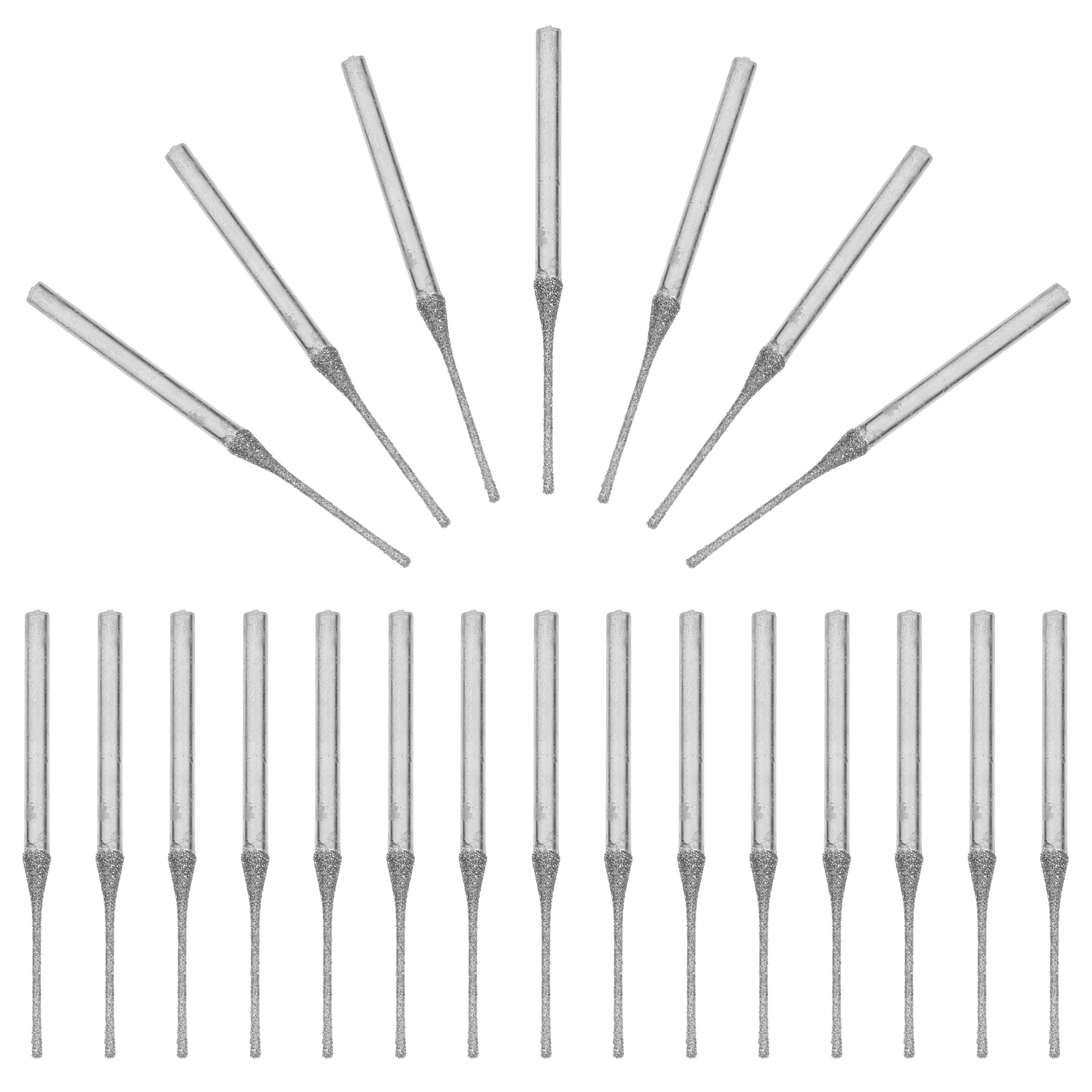 

30 Pcs 1mm Diamond Drill Bits Set for Jade Stone Carving Glass Crystal Metal Drilling Engraving Burrs Replacement
