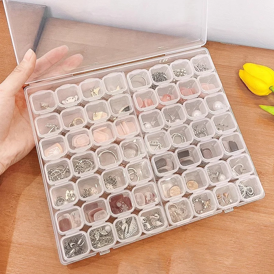 56, 28, 15 compartments - Premium jewelry storage box