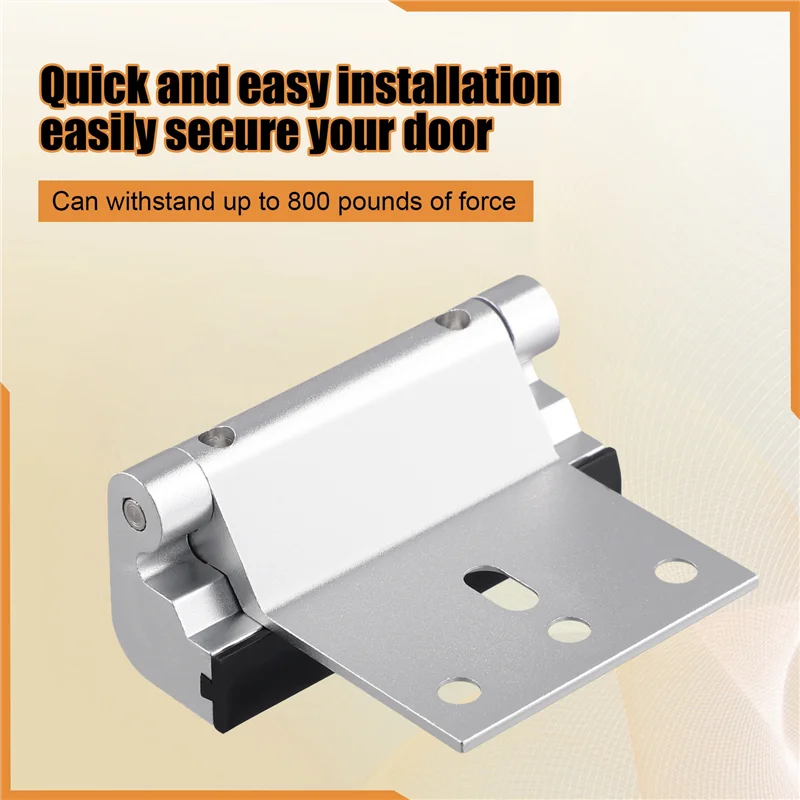 

B30C-3 Pcs Door Reinforcement Lock,Aluminium Alloy U Door Reinforcement Lock 3Inch Security Door Lock Home Proof Door Stopper