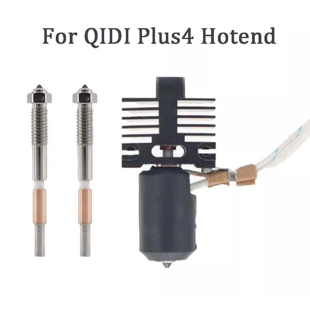 For QiDi Plus 4 Hotend 3D Printer Bimetallic nozzle 0.2/0.4/0.6/0.8mm For QIDI Plus4 Hotend Update parts