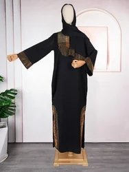 Abaje dla kobiet dubaj luksusowe 2024 afrykańska moda muzułmańska sukienka kaftan marokańskie suknie wieczorowe Boubou szata Djellaba Femme