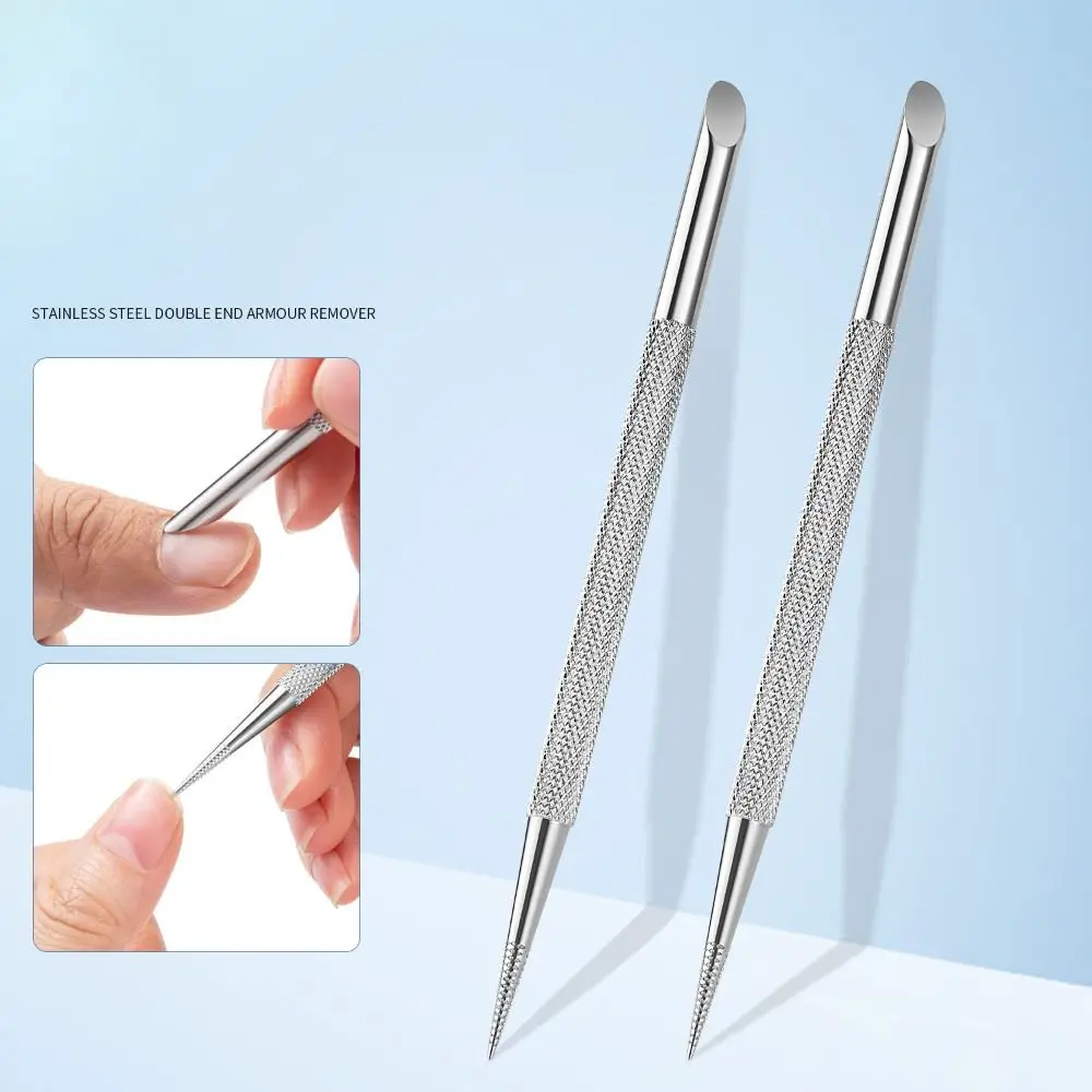 

Armour Remover Nail Cleaning Tools Cuticle Pushers Manicure Nail File Dead Skin Pusher Point Drill Stick Nail Cuticle Pusher