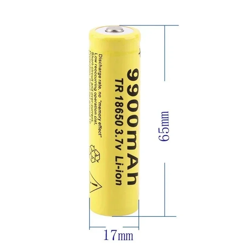 

3.7V 9900mah 18650 battery GTF 18650 li-ion 9900mAh 3.7V Rechargeable free shipping