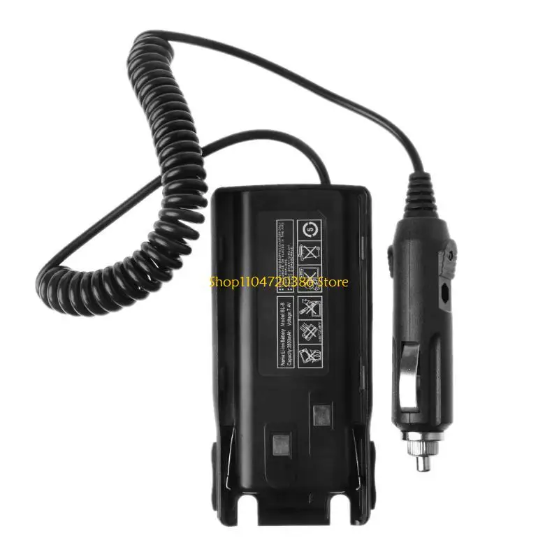 Adaptador eliminador batería para cargador coche K0EA para Radio Walkie Talkie UV-82