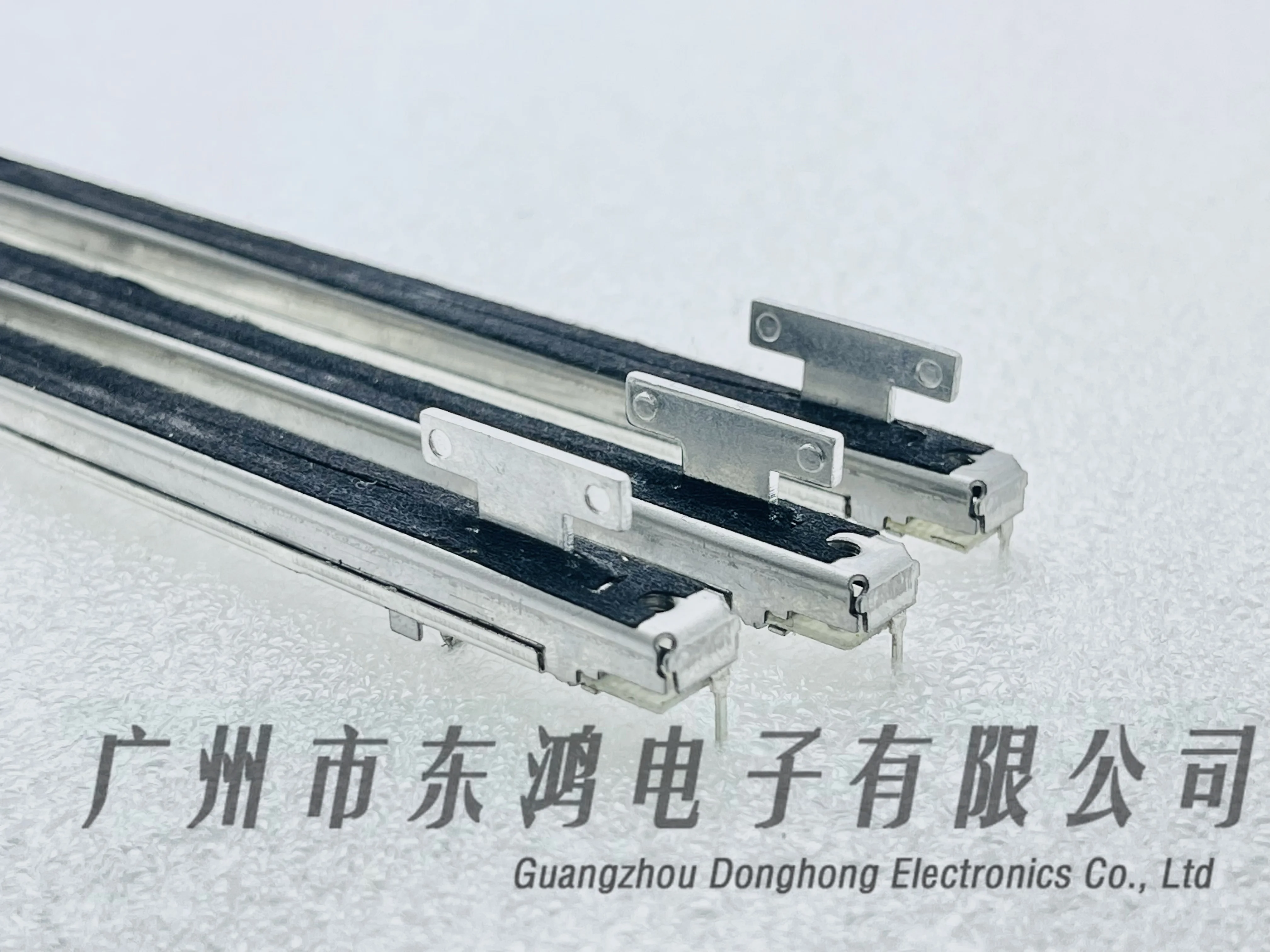 3PCS Premium single tandem direct slide potentiometer 128mm Sound mixing table volume adjustment A10K A50K 3 pin T-axis length 8