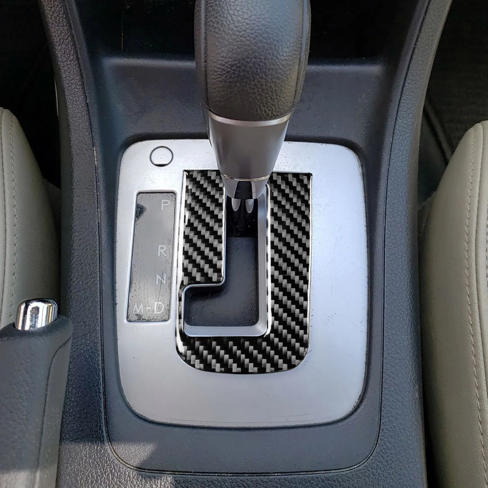 For Subaru Impreza 2012-2016 For XV Crosstrek 2013-2017 Carbon Fiber Interior Gearshift Panel Inner Frame Accessories Sticker
