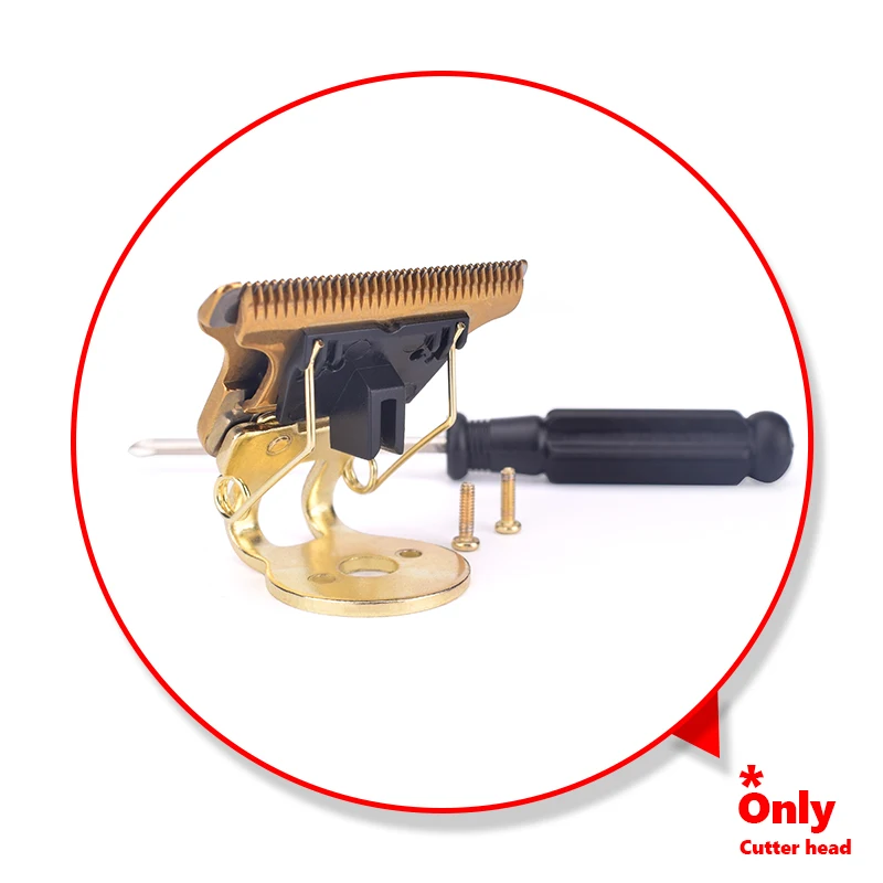 전문 전기 헤어 클리퍼 블레이드 헤어 트리머, 금속 교체 커터 헤드 도구, T9 액세서리