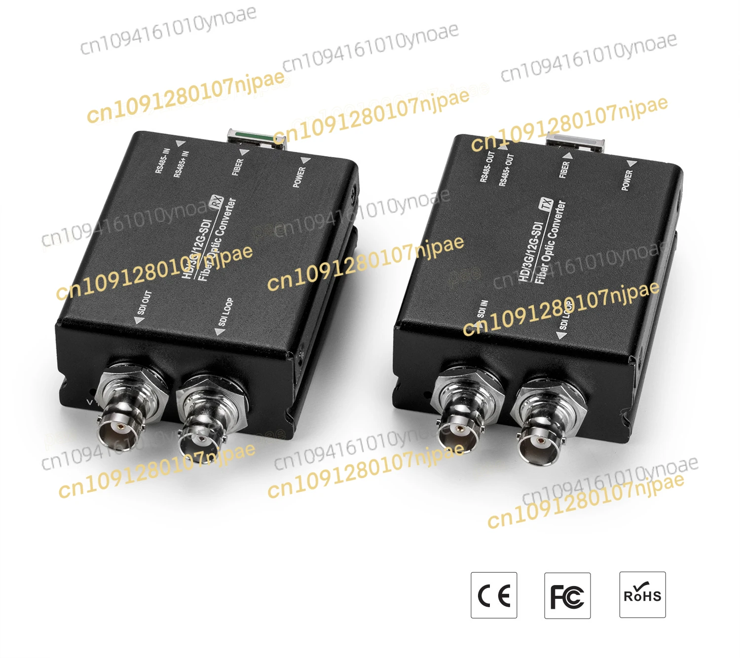 SDI أكثر من معدد الألياف 12 جرام/HD-SDI لتحويل الألياف #1