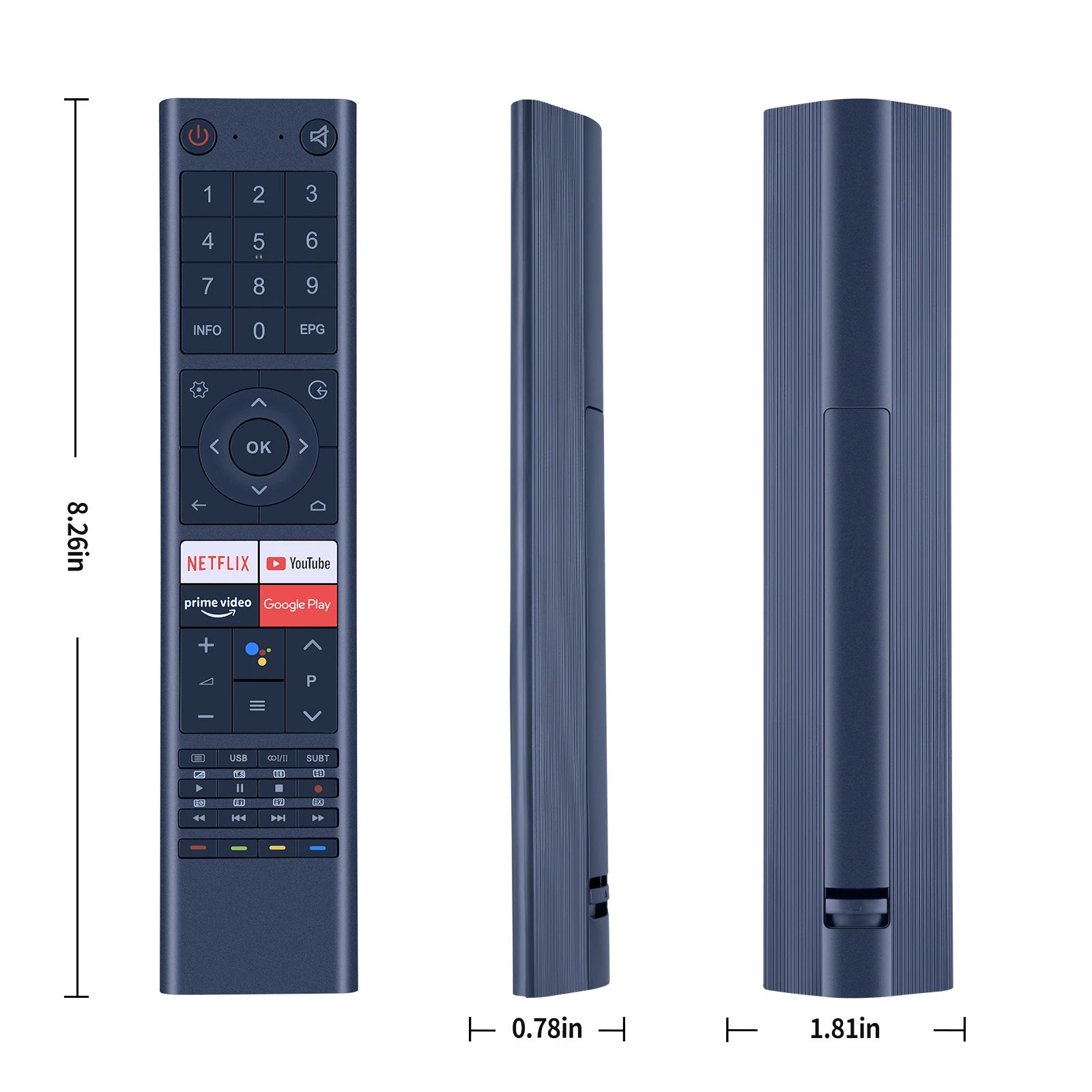 Voice Remote control for ruba ERGO 55GUS8500 L43M8T Changhong CHIQ U43G7H L32G7H  TV