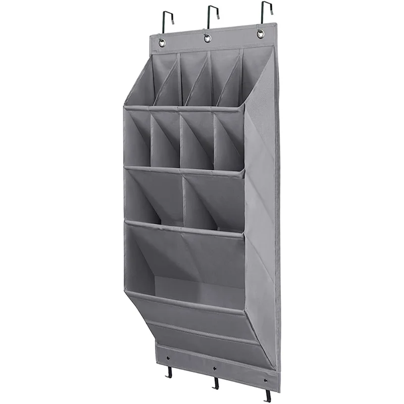 

ABKU-Over The Door Shoe Organizer, Shoe Rack With Extra Deep Pockets, Wall Shoe Storage For Closet And Narrow Door