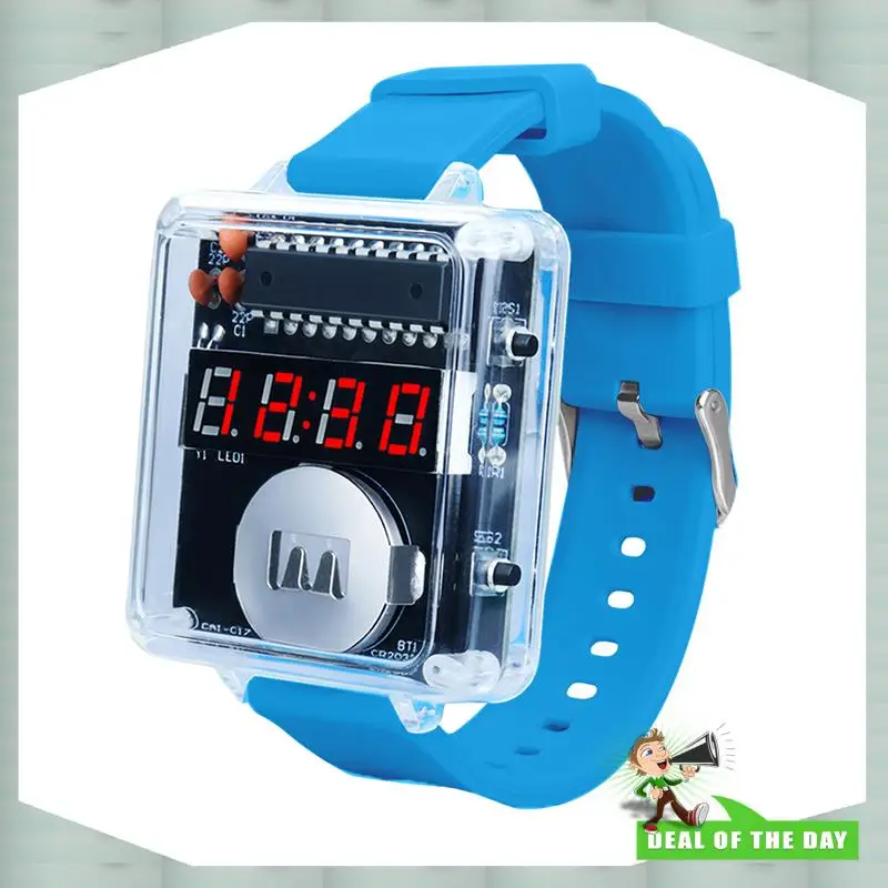 24-Hour Delivery Micro Controller Based DIY Clock Kit Soldering Practice Kit With 4 Digit LED Display For Electronic Beginners S