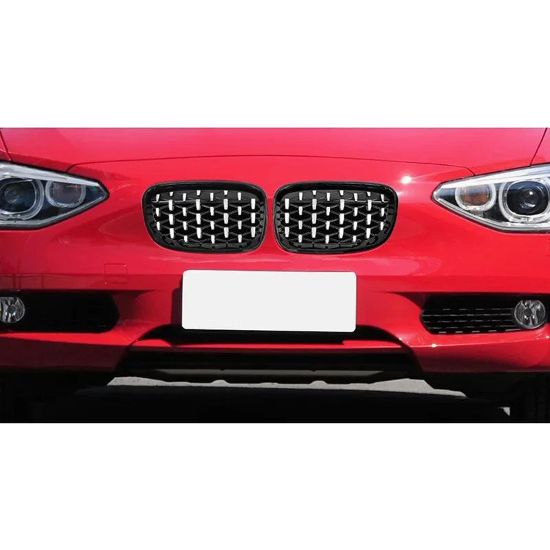 Front Center Grille Grills Meteor Grille Fit For BMW F20 F21 1-Series 116i 118i 120i 125i 135i 2011-2014 5-Door Hatch Back