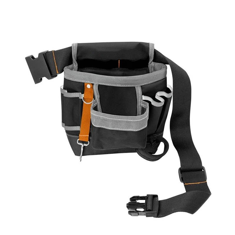 600D Oxford Tool Bag Belt Waist Bag Pouch Waist Pocket Outdoor Work Hand Tools Hardware Storage Electrician Gardening Tool