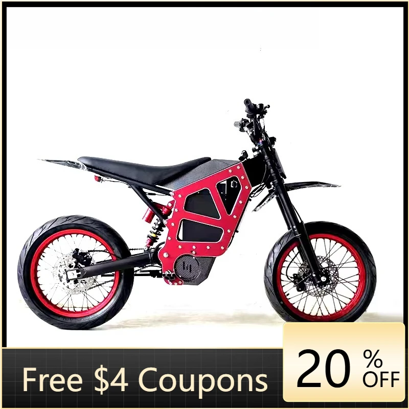 

yzhgb2025 new SLMD-6X 22kW 72V lithium-ion brushless high-speed electric off-road vehicle 100km/h adult off-road motorcycle, hyd