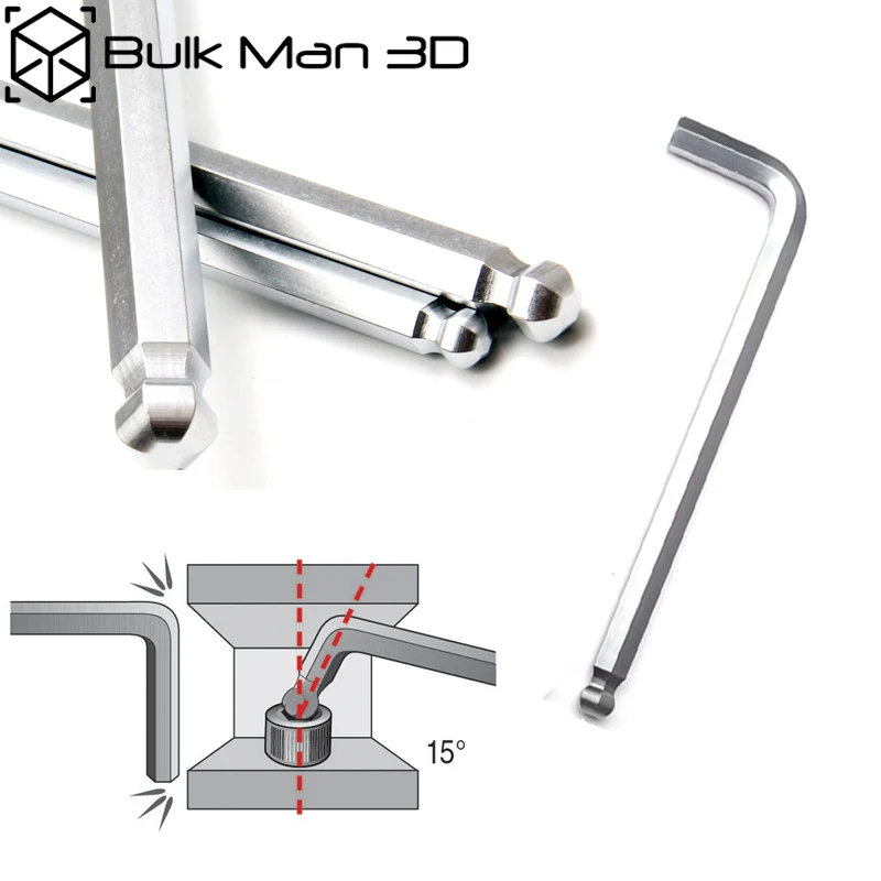 10pcs/lot 1.5mm/2mm/2.5mm/3mm/4mm Nickel Plated Hexagon Allen Key Wrench Ball End Spanner , alloy steel Allen key hand tools