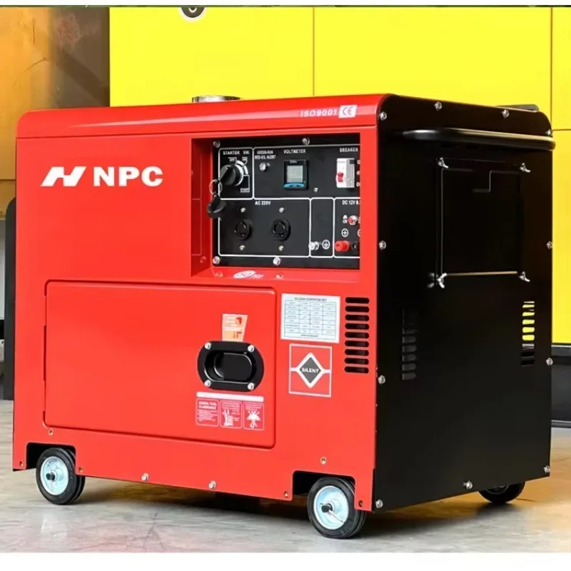 NPC Home Use Super Silent 3kva 5kva 8kva Kipor Diesel Generator Set For Whole House Kama Diesel Generator 5kw Generador