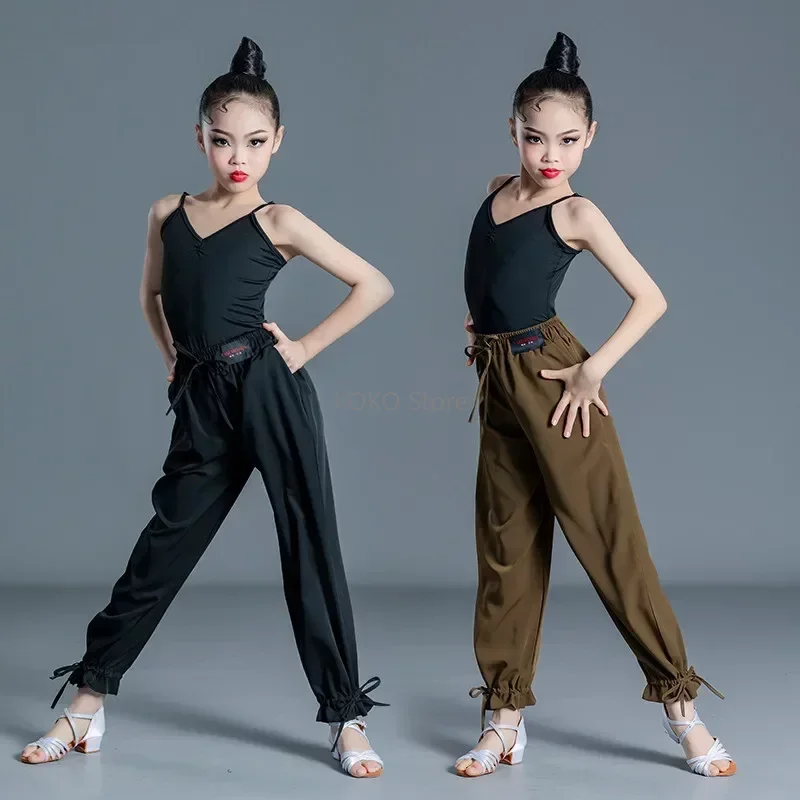 girl latin dresses dancing ballroom dance dress rumba samba children samba cha cha tango skirt standard salsa latin pant suit