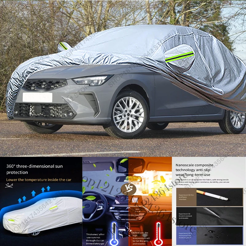 Full Car Cover Compatible with Seat Ibiza 2017-2025 All-Weather Sun Rain UV Dust Proof Rain Outdoor Indoor Protect