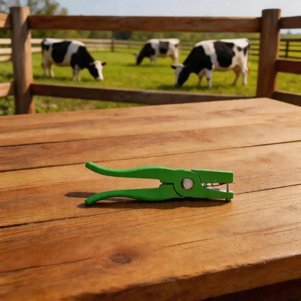 Animal Ear Tagging Pliers 24 cm Aluminum Alloy for Cattle Pigs Goats Sheep Lambs Fast Application and Reduced Hand Fatigue