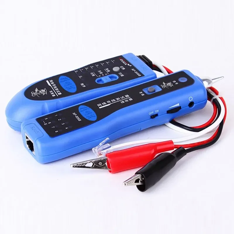 Network Cable Tester Line Finder NF-806B Telephone Coaxial RJ45 RJ11 Wire Tracker Detector Tool for LAN Ethernet Home Office