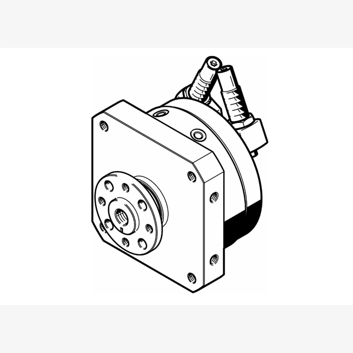 

FESTO DSM-32-270-CC-FW-A-B 547585 Rotary Actuator New