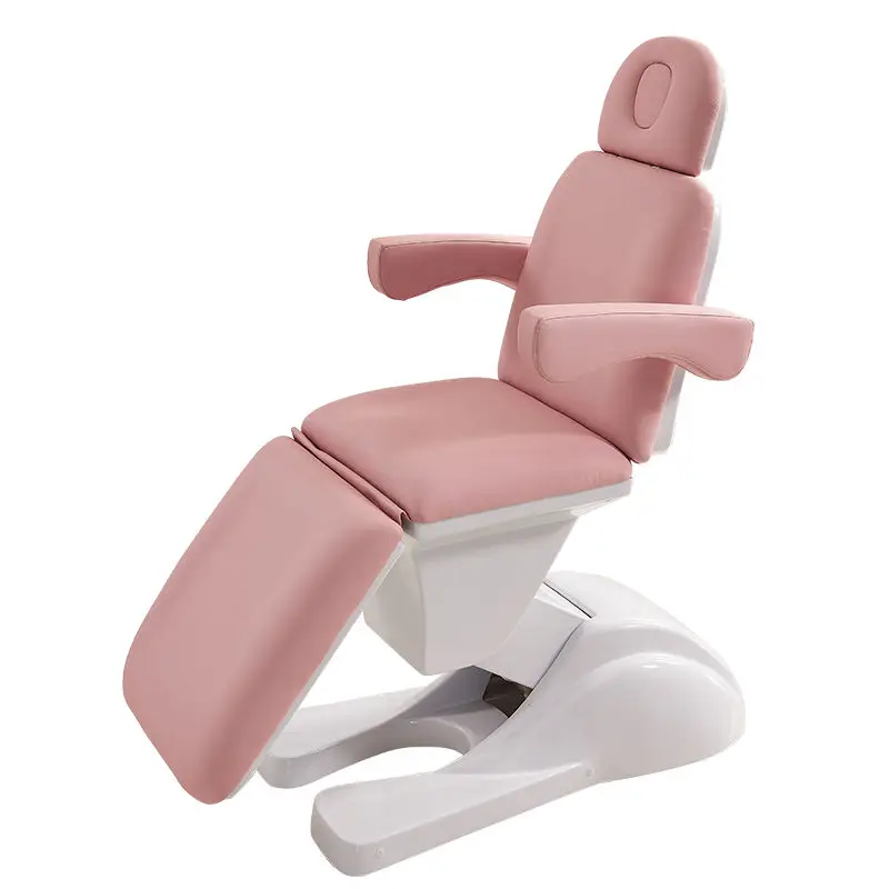 Harga Pabrik Tempat Tidur Salon Kecantikan Otomatis 4 Motor Pengangkat Elektrik Dapat Disesuaikan Lipat Tempat Tidur Kecantikan Seluruh Tubuh untuk Penggunaan Salon