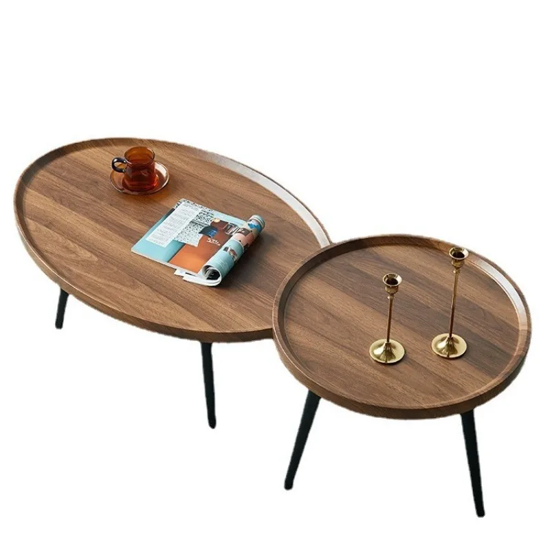 Mini coffee table household small apartment bedside low table simple balcony coffee table