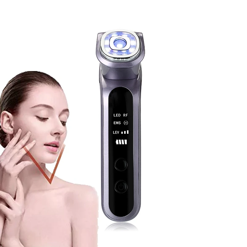 Skin Care Machine 7 color Led Massager Therapy Wand Tightening Face Lifting Machine Mini RF Beauty Device