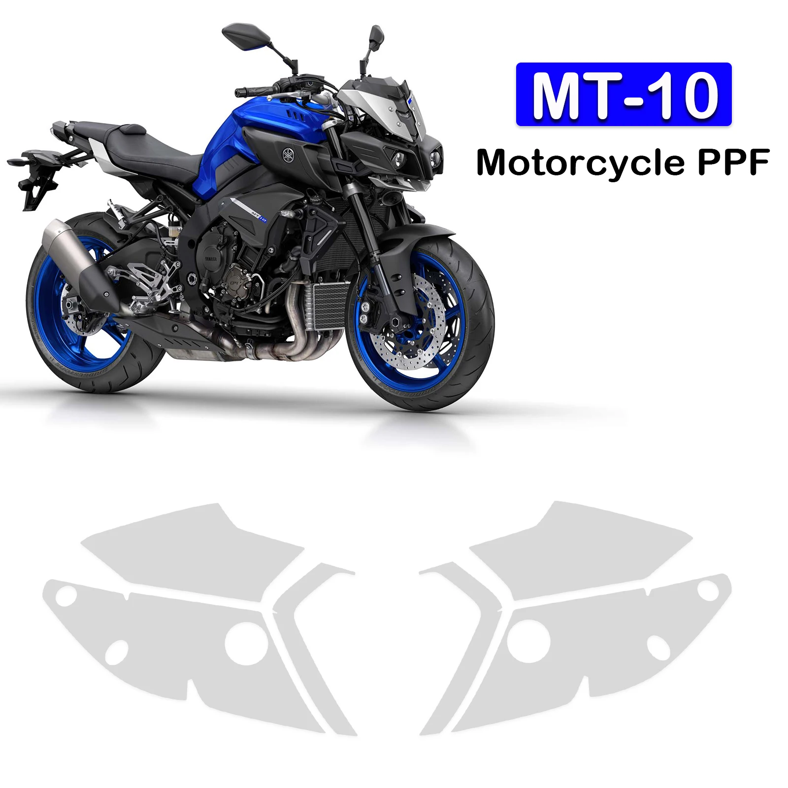 

Motorcycle PPF For YAMAHA MT 10 Paint Protection Film MT-10 PPF Fairing Protection TPU Anti-scratch Protection Film Kit