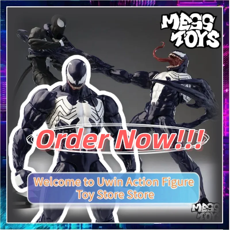 

[New in Stock Pre-order] MESS TOYS 1/12 Scale Venom Action Figure Model Toy Tabletop Ornament Collectible Gift 2026 Q2 Shipping