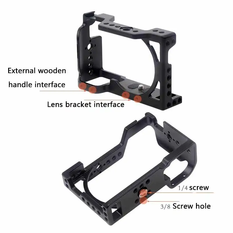 For FITTEST SONY A6400 A6300 A6100 camera Rabbit cage camera accessories