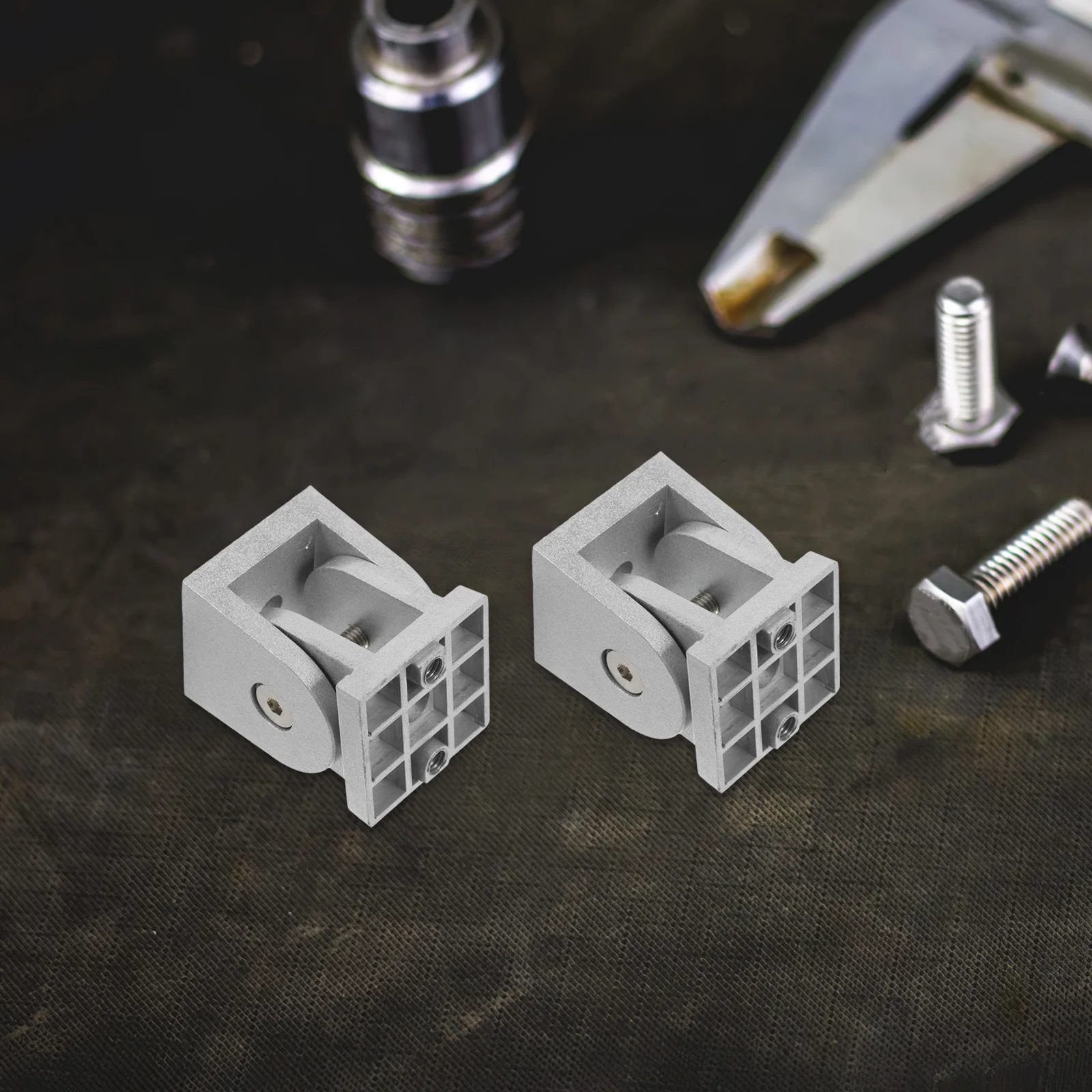 

2Pcs Zinc Alloy Adjustable Door Hinges Heavy Duty Cabinet Hardware Gate Hinge Any Angle Adjustable Joint Connector