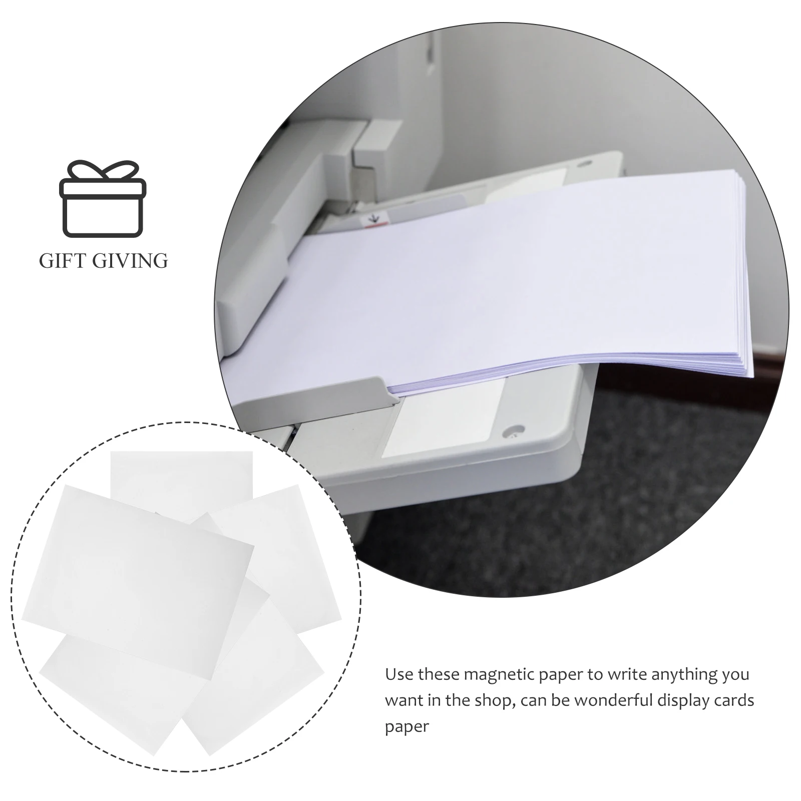 Magnetic Printing Paper Stick Fridge Rubber Soft Printable Sticker Labels Blank Photo Adhesive Magnetic