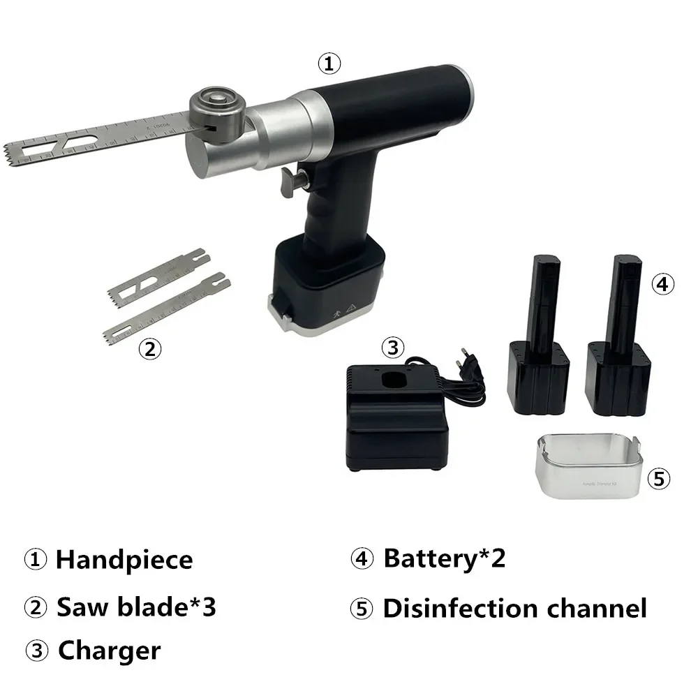 

Ортопедическая электрическая пила для костей, осциллирующая пила, дрель, ручная пила с коробкой, автоклавируемый ортопедический инструмент для домашних животных